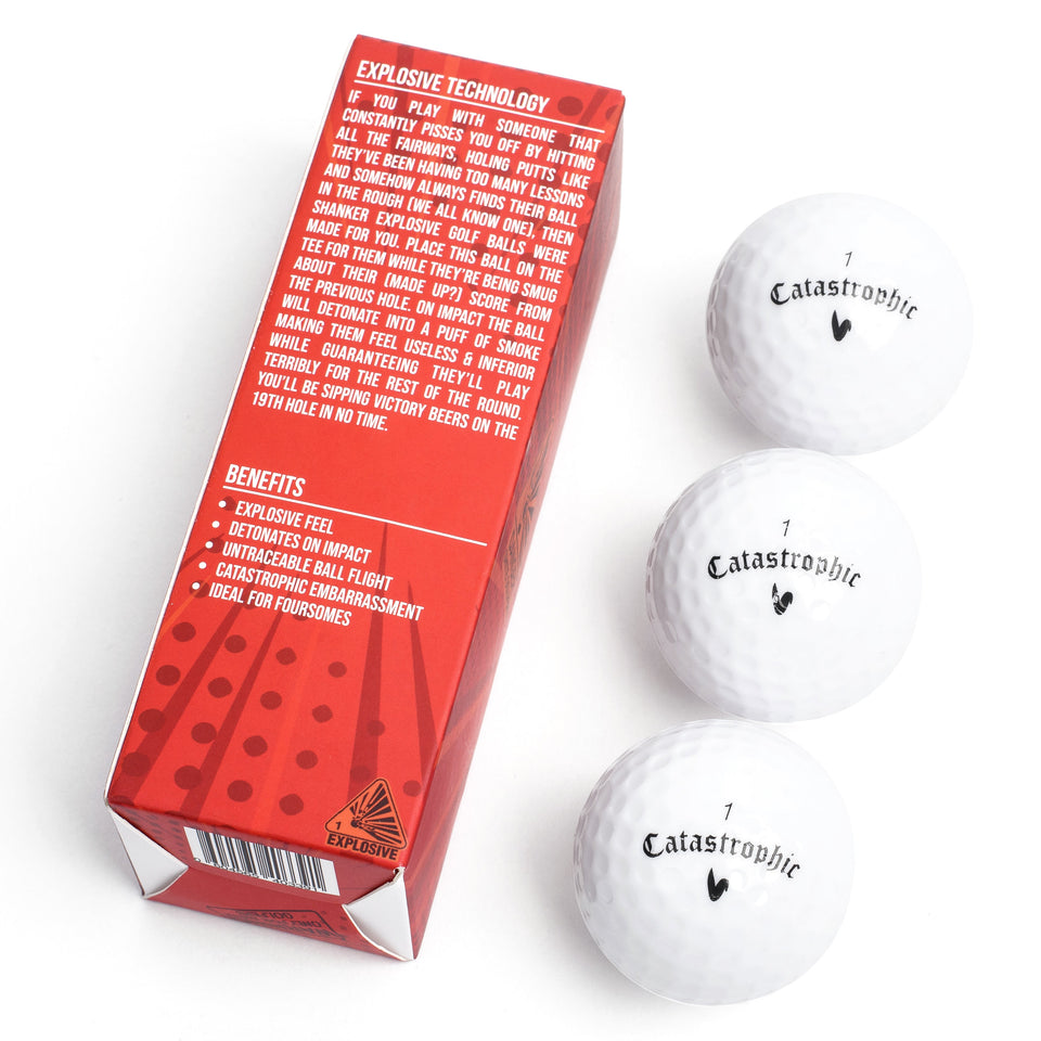 Exploder Golf Balls Exploding Golf Balls - Shanker Golf - #1 Ball for An Explosive Impact